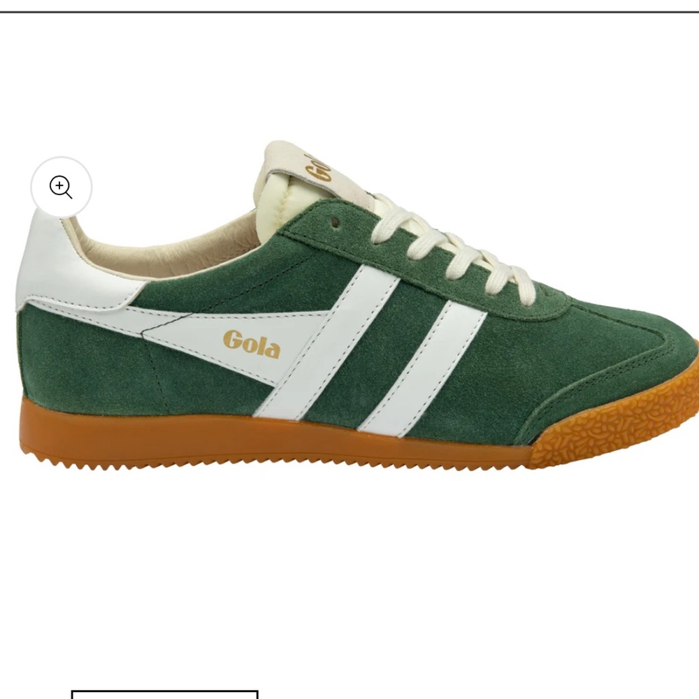 Gola Elan Green and White Sneakers